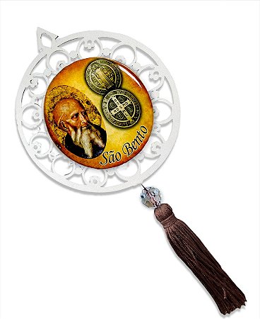 Mandala De Porta Sâo Bento Medalha Resinada Adorno decoração