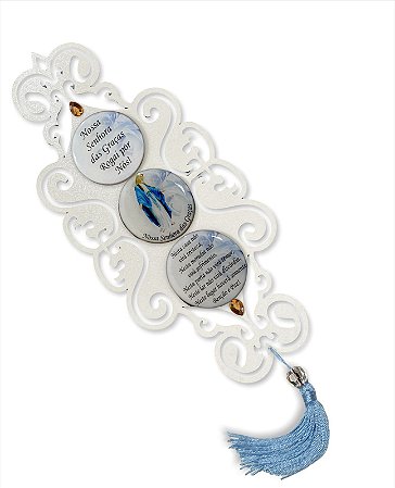 Decoração De Porta Nossa Senhora Das Graças Oração Resinada