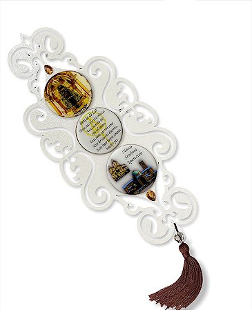 Decoração De Porta Nossa Senhora Aparecida Adorno com Oração