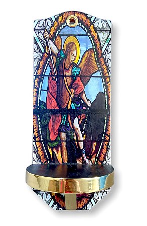 Suporte Para Imagem de 20cm Oratorio São Miguel Arcanjo
