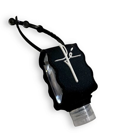 Chaveiro Fe Suporte Alcool Gel