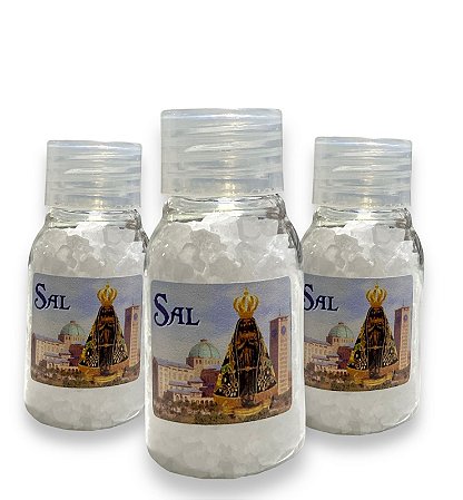 Kit 3 Sal Grosso Nossa Senhora Aparecida Proteção