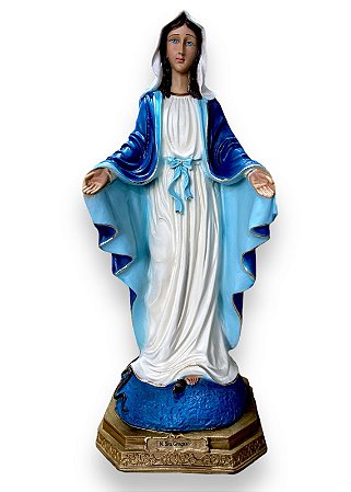 Imagem Nossa Senhora Das Graças Resina Nobre 40cm