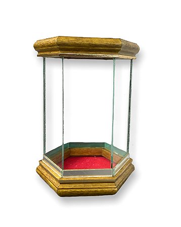 Redoma Oratorio Para Imagem Até 25cm Capela Vidro MD-02