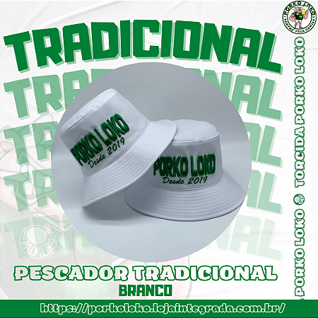 Chapéu Pescador Tradicional Branco