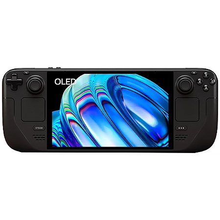 Console Portátil Valve Steam Deck OLED 1030 Wi-Fi / Bluetooth 7.4" com 512GB SSD - Preto