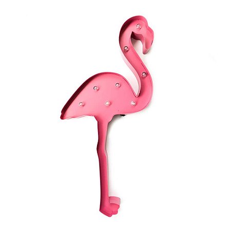 Luminária Metal Flamingo Led - 61cm
