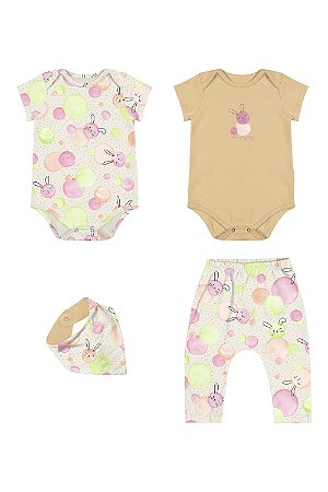 KIT BODY CALÇA BABADOR MENINA