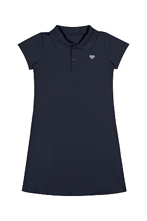 VESTIDO GOLA POLO MARINHO