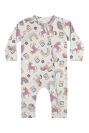 MACACÃO UNICÓRNIO COM BOTÕES