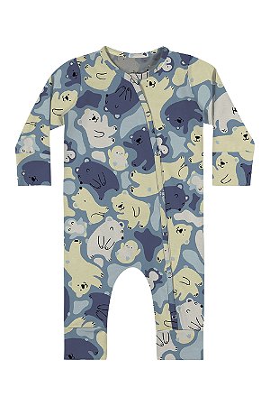 MACACÃO URSO COM BOTÕES