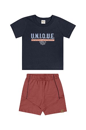 CONJUNTO CAMISETA E BERMUDA UNIQUE