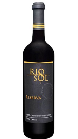 Rio Sol Reserva Assemblagem - Cabernet Sauvignon, Syrah, Alicante Bouschet 750ml - Vinho Brasileiro