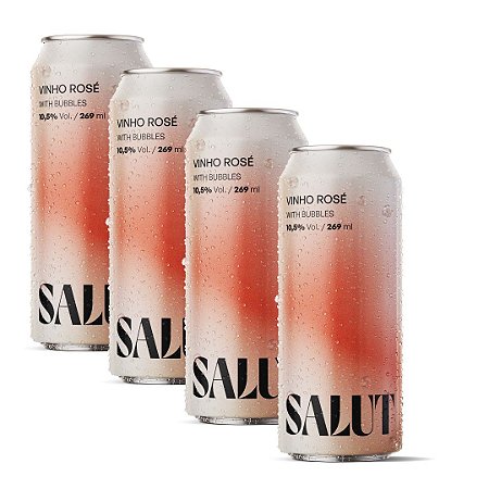 Kit Lata Salut Rosé - 4 Un 269 ml