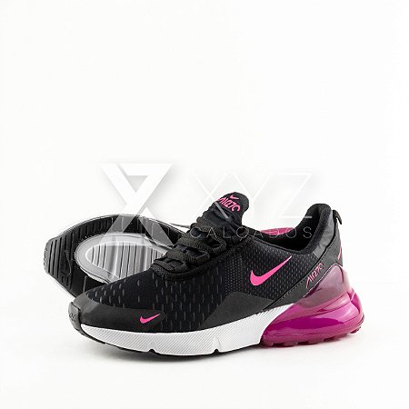 airmax preto com rosa