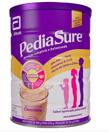 Pediasure Complete 850g - Sabor Chocolate