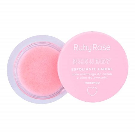 Esfoliante Labial Scrubby Ruby Rose - Morango