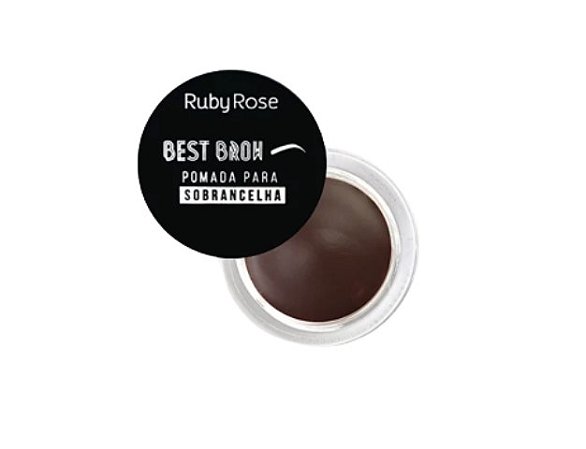 Pomada para Sobrancelhas Ruby Rose Best Brow - Cor Dark