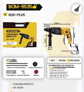 FURADEIRA DE IMPACTO BOM-9535