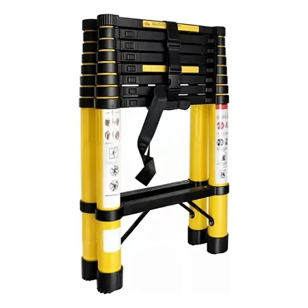 ESCADA TELESCOPICA ARTICULADA 2.5M+2.5M BOM-2804