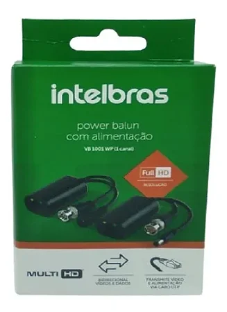 Power Balun Passivo Transformador Vb 1001 Wp Multi-hd Intelb