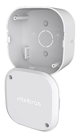 Caixa Sobrepor Cftv Quadrada Branca Vbox 1100 Intelbras
