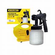 PISTOLA AEROGRAFICA PARA PINTURA 220V BOM-9570