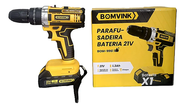 PARAFUSADEIRA A BATERIA- 21V BOM-9961
