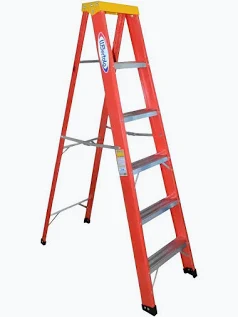 ESCADA TESOURA ALUMINIO/FIBRA 1,80M