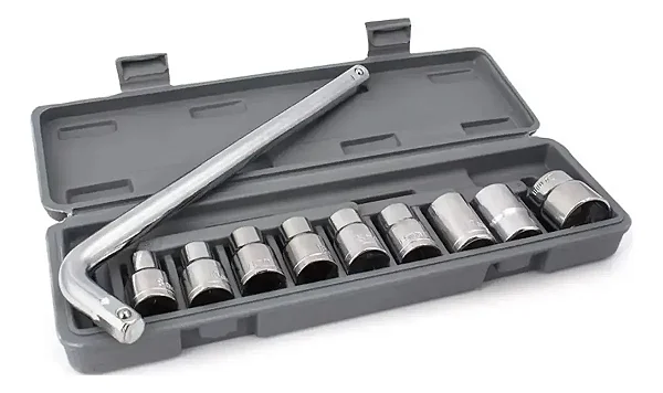 CJ CHAVE DE SOQUETE L COM 10 PCS BOM-3909
