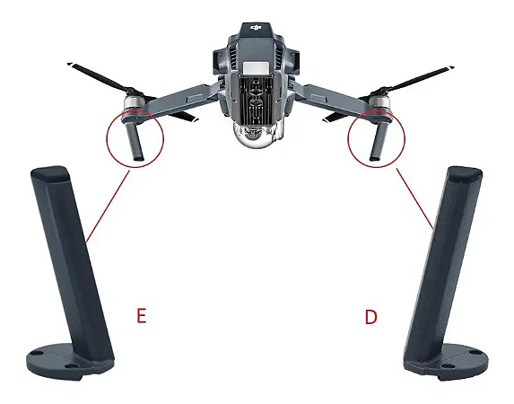 DJI Par de Trem de Pouso do Mavic Pro - FD10074CS