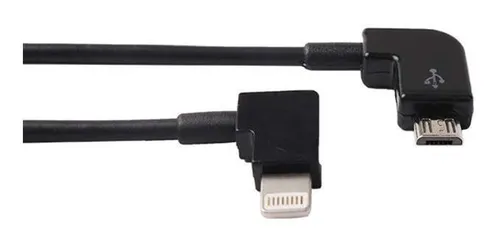 Cabo OTG Micro Usb (V8) / Lightning de 30cm - FD10096CS