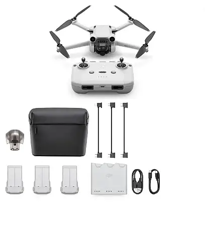 Drone DJI Mini 3 Com 3 Bateria BR (Sem tela) (usado)- FD011CS