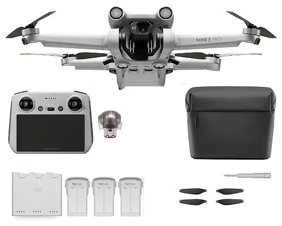 DJI Mini 3 Pro Com 3 bateria BR (sem tela) (usado)- FD018CS