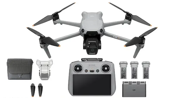 Drone DJI Air 3 Com 3 Bateria (com tela) (usado) - FD039CS