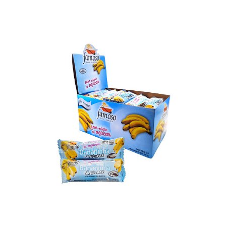Bananinha Cremosa Diet Famoso 30g display c/24 unids