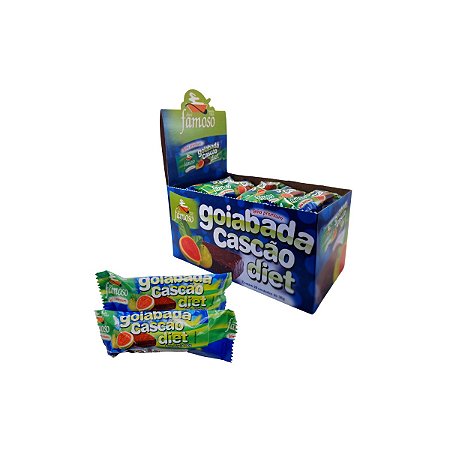 Goiabada Cascão Diet Famoso 30g display c/20 unids