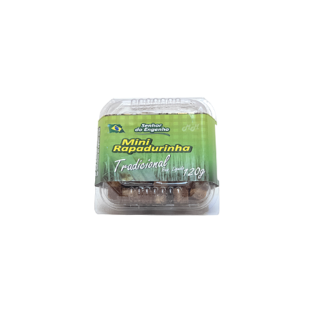 Mini Rapadurinha Tradicional Senhor do Engenho pote 120g