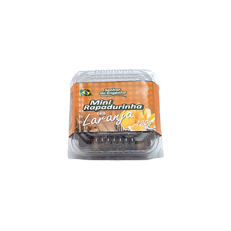 Mini Rapadurinha c/ Laranja Senhor do Engenho pote 120g