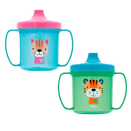 Copo De Treinamento E Transição Com Alça Bebe Infantil Buba