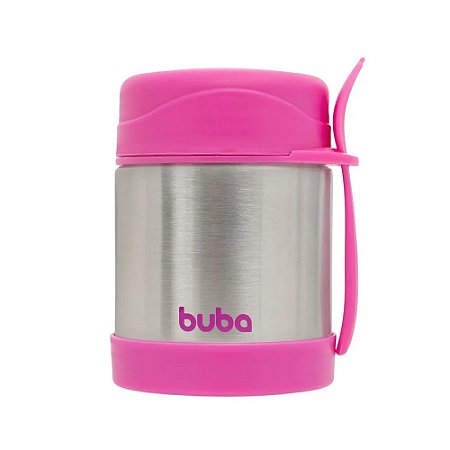 Pote Térmico Aço Inoxidável Rosa Buba - 15358