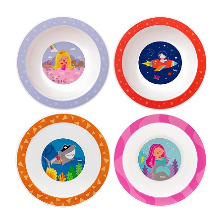 Pratinho Bowl Introdução Alimentar Bebê Infantil Buba
