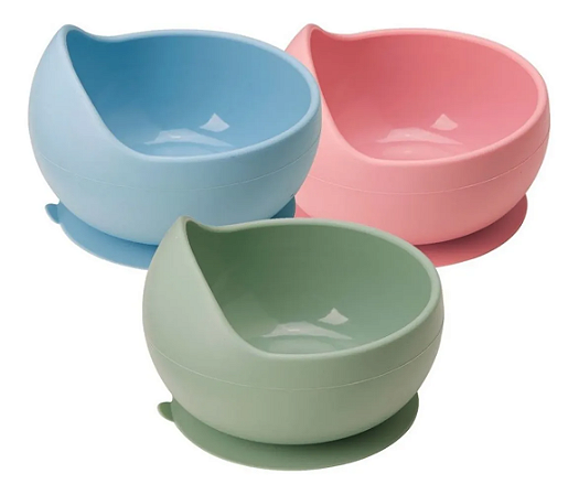 Prato Bowl Silicone Com Ventosa Buba