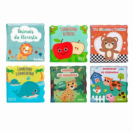 Livrinho De Banho Bebê E Infantil Divertido Buba