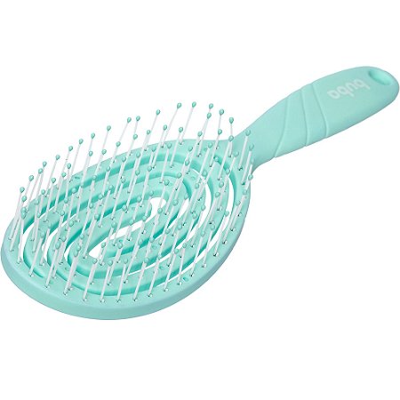Escova De Cabelo Flexi Comfort Para Bebê Verde Buba