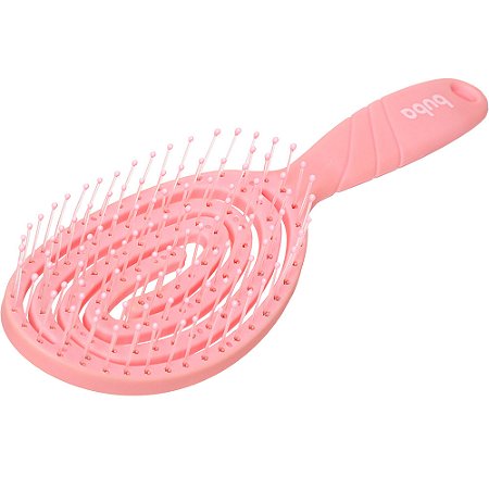 Escova De Cabelo Flexi Comfort Para Bebê Rosa Buba