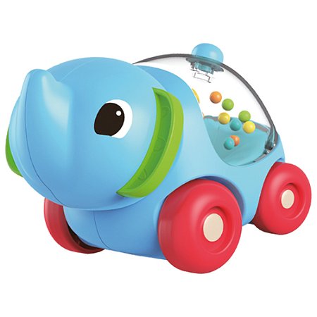 Carrinho Chocalho Brinquedo Infantil Elefante Pimpolho