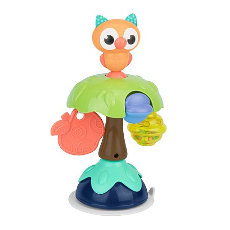 Brinquedo de Cadeirão Com Ventosa Corujinha Pimpolho