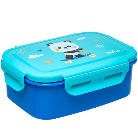 Bentô Box Lancheira Infantil Inox Marmita Panda Buba
