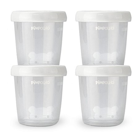 Pote Para Leite Materno 4 Unidades Pimpolho